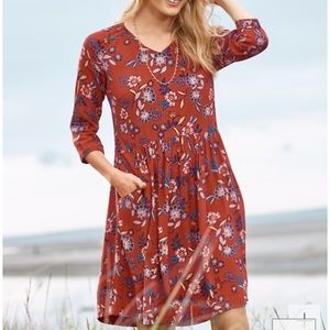 Garnett Hill Bohemian Pocket Detail Dress Size 8
